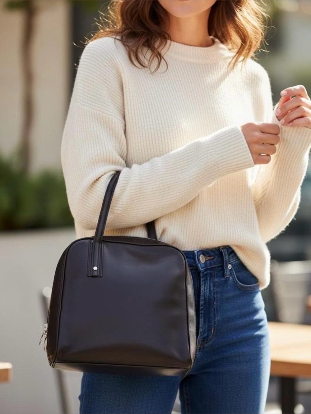 MontBlanc Genuine Leather Luxury Tote